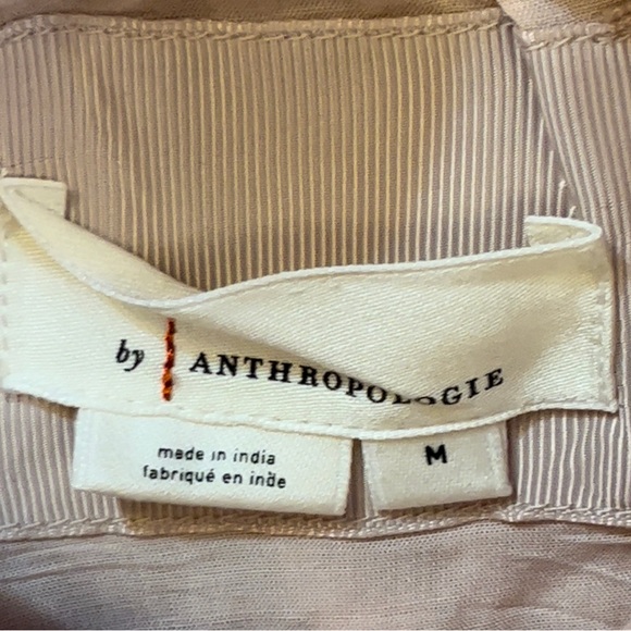 Anthropologie Square Neck Cap Sleeves Ruffle Lace Midi Dress Size Medium - Picture 7 of 10